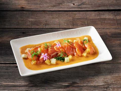 ceviche de salmón Las Tortillas de Europa