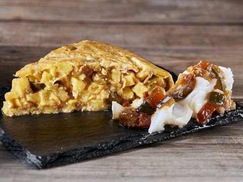Trozo de tortilla de Las Tortillas de Europa