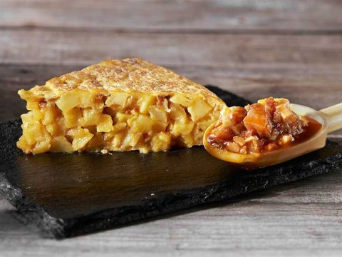 Trozo de tortilla de Las Tortillas de Europa