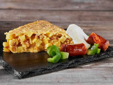 Trozo de tortilla de Las Tortillas de Europa