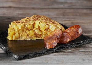 Trozo de tortilla de Las Tortillas de Europa
