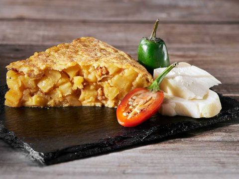 Trozo de tortilla de Las Tortillas de Europa
