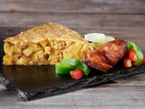 Trozo de tortilla de Las Tortillas de Europa