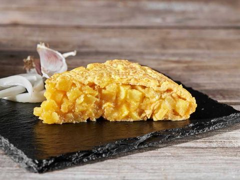 Trozo de tortilla de Las Tortillas de Europa