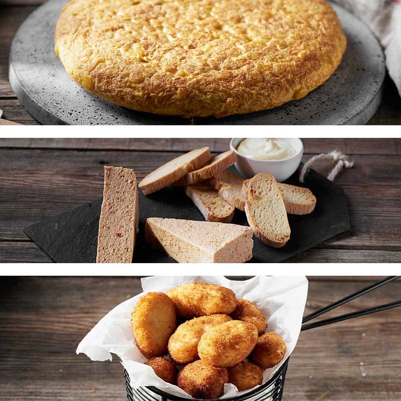 Platos de Las Tortillas de Europa