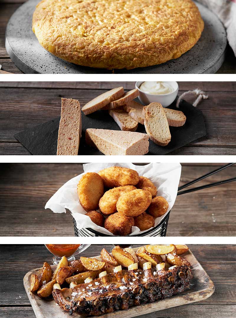 Platos de Las Tortillas de Europa