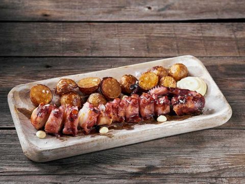 Pulpo a la parrilla Las Tortillas de Europa