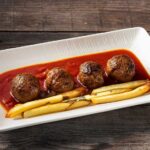 Albóndigas de ternera y foie Las Tortillas de Europa